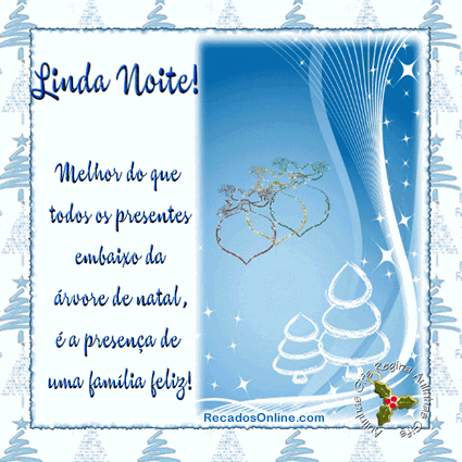 Linda noite! Melhor do que todos os presentes embaixo da árvore de...