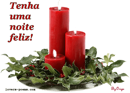 Tenha uma noite feliz!