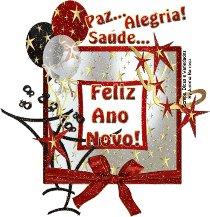 Paz, alegria, saúde! Feliz Ano Novo!