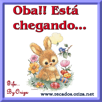 Oba! Está chegando, a Páscoa!