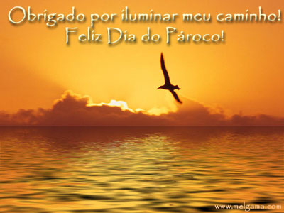 Obrigado por iluminar meu caminho! Feliz Dia do Pároco!