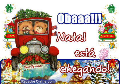 Oba! Natal está chegando!