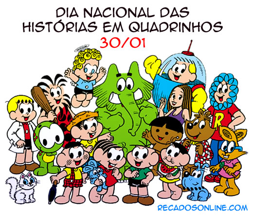 Dia Nacional das Histórias em Quadrinhos 30/01