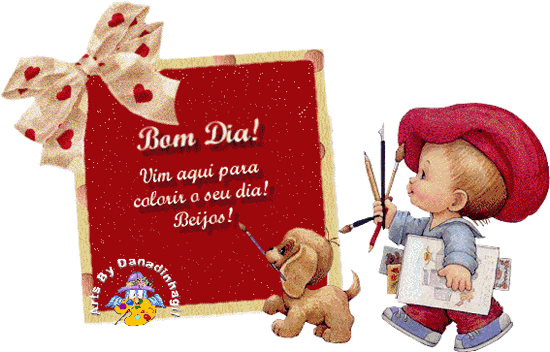Bom dia! Vim aqui para colorir o seu dia! Beijos!