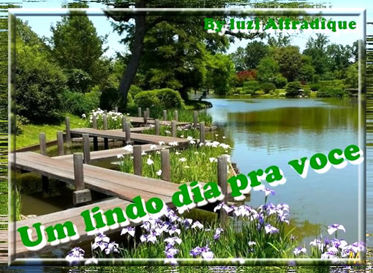 Um lindo dia pra você.