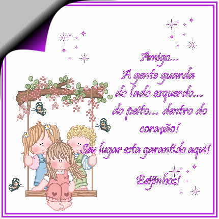 Amigo A gente guarda do lado esquerdo do peito dentro do...