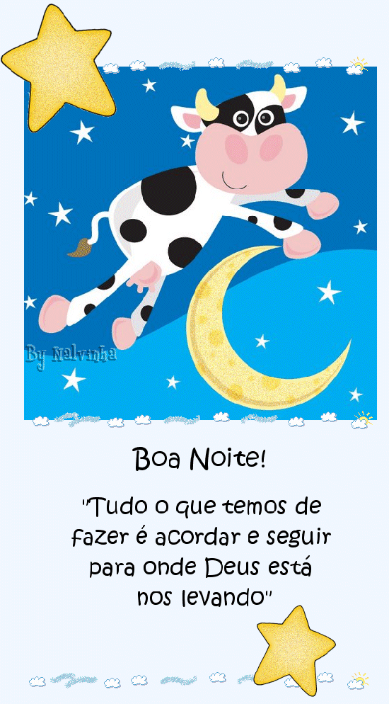 Boa Noite! Tudo o que temos de fazer é acordar e seguir para onde...