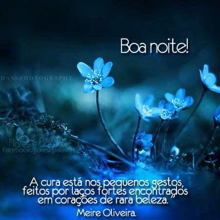 Boa noite! A cura está nos pequenos gestos feitos por laços...
