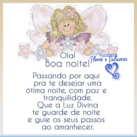 Olá! Boa noite! Passando por aqui para te desejar uma ótima...