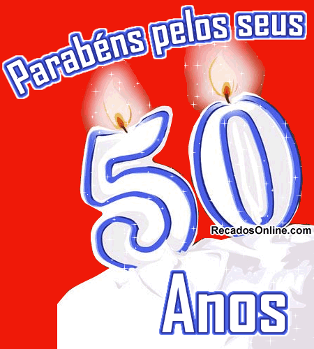 Parabéns pelos seus 50 anos