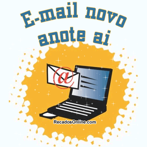 E-mail novo anote ai