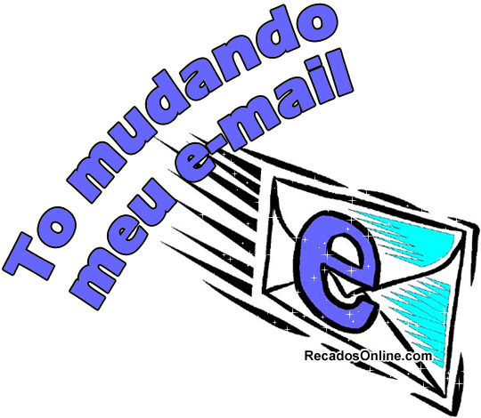 To mudando meu e-mail
