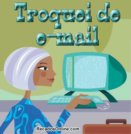 Troquei de e-mail