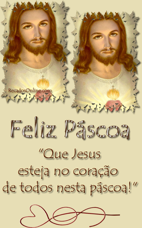 Feliz Páscoa Que Jesus esteja no coração de todos nesta...