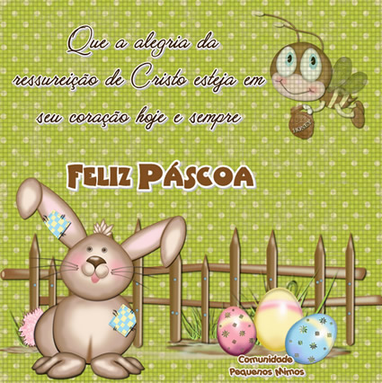 Que a alegria da ressurreição de Cristo esteja em seu...