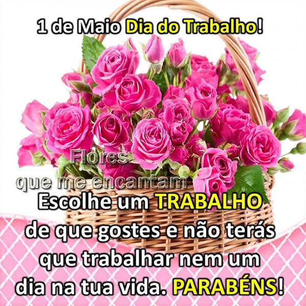 1 de Maio - Dia do Trabalho! Escolhe um Trabalho de que gostes e não...