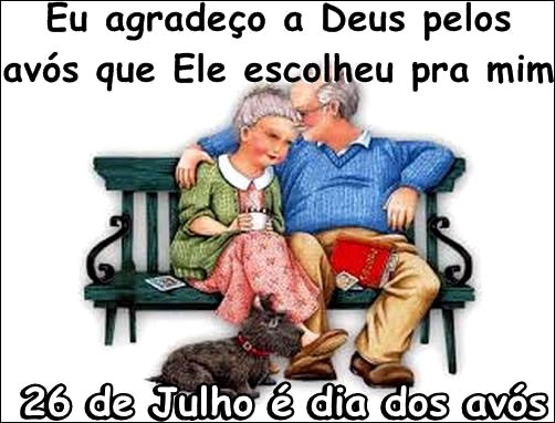 Eu agradeço a Deus pelos avós que Ele escolheu pra mim. 26 de...