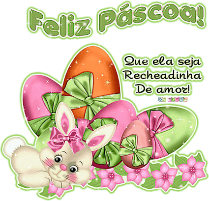 Feliz Páscoa Que ela seja recheadinha de amor!