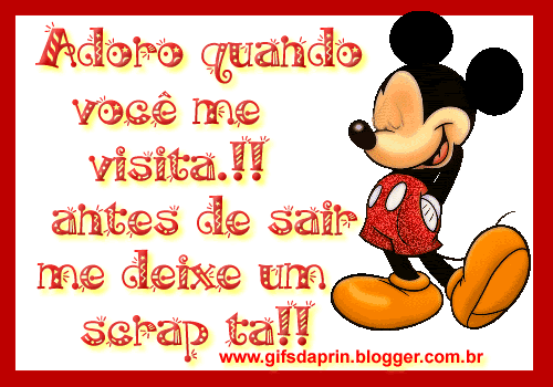 Adoro quando você me visita! Antes de sair deixe um scrap tá!