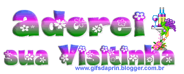 adorei sua visitinha.