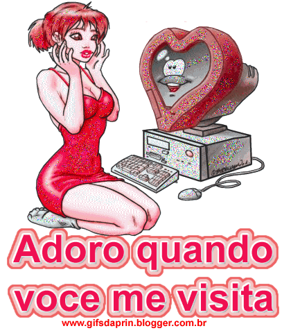 Adoro quando você me visita