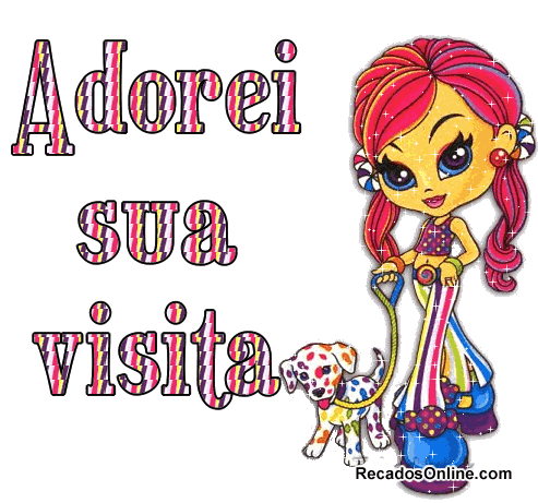 Adorei sua visita