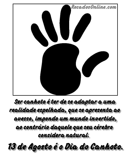 Ser canhoto é ter de se adaptar a uma realidade espelhada, que se...