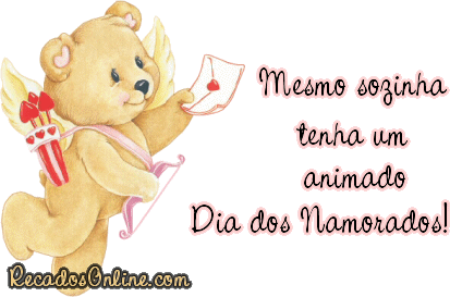 Mesmo sozinha tenha um animado Dia dos Namorados!