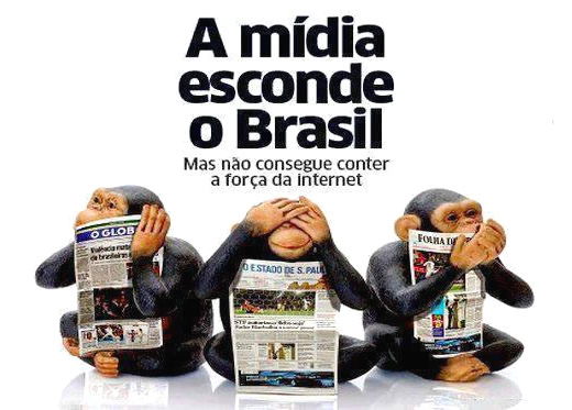 A mídia esconde o Brasil. Mas não consegue conter a...