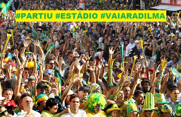 #Partiu #Estadio #VaiaraDilma