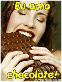 Eu amo chocolate!