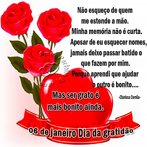 Não esqueço de quem me estende a mão. Minha...