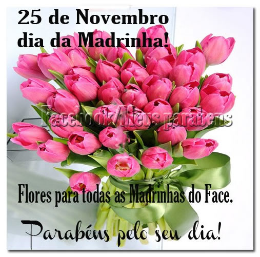 25 de Novembro Dia da Madrinha! Flores para todas as Madrinhas do Face...