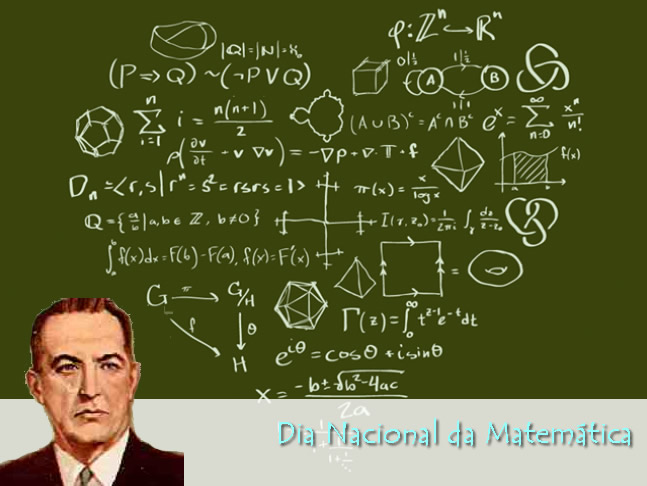 Dia Nacional da Matemática.
