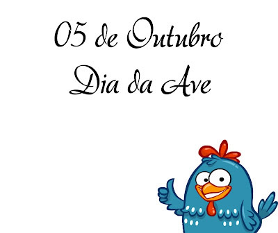 5 de Outubro - Dia da Ave