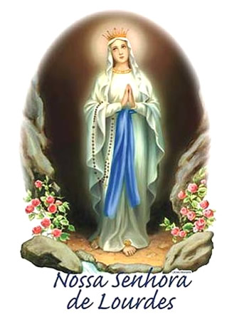 Nossa Senhora de Lourdes.