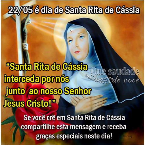 Dia de Santa Rita de Cássia imagem 1