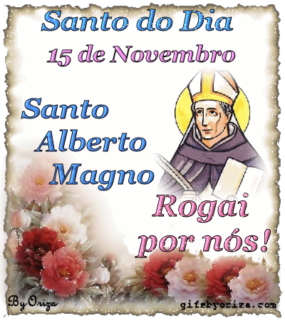 Santo do Dia: 15 de Novembro - Santo Alberto Magno. Rogai por nós!