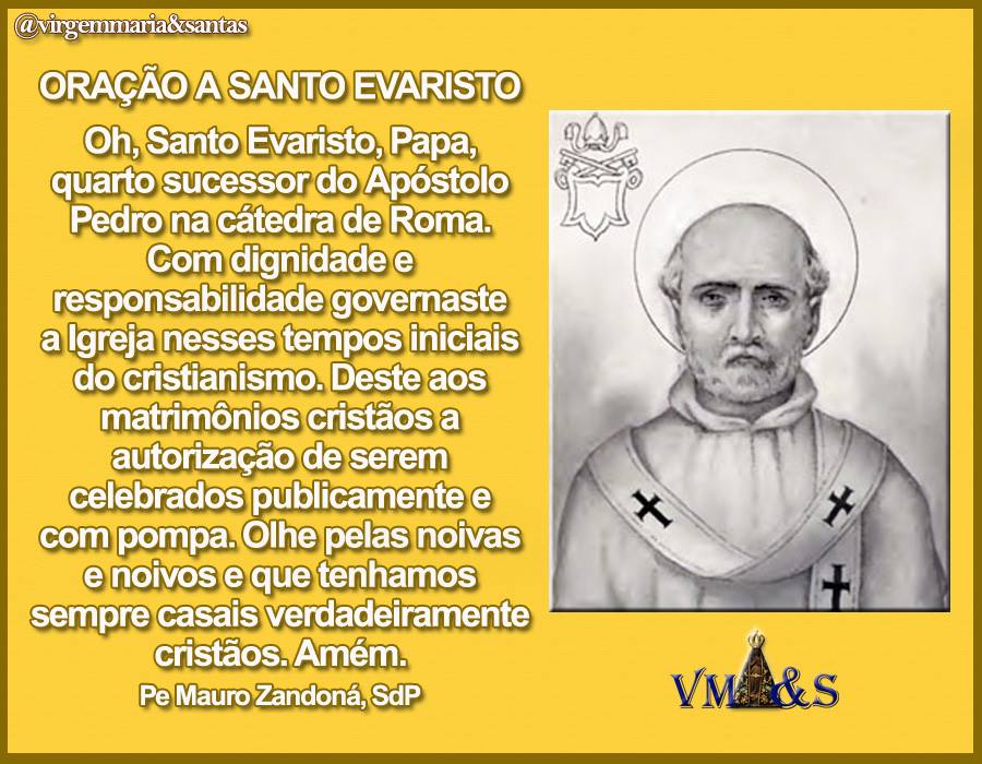 Dia de Santo Evaristo imagem