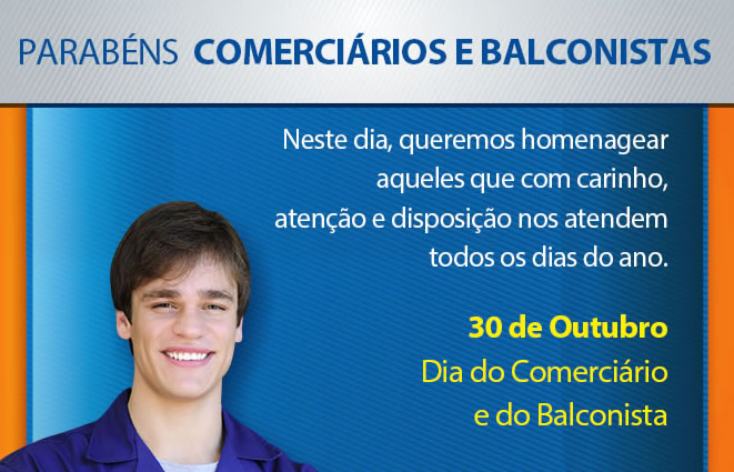 Parabéns Comerciários e Balconistas Neste dia, queremos...