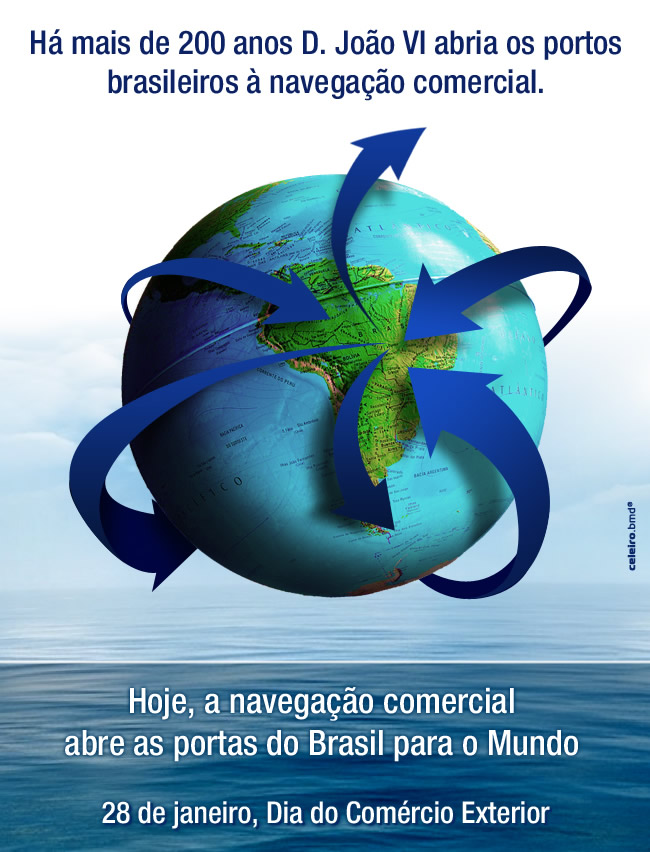 Há mais de 200 anos D. João Vi abria os portos brasileiros...