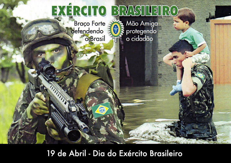 Exército Brasileiro Braço Forte defendendo o Brasil Mão...