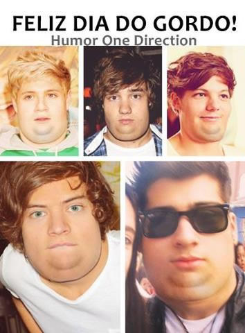 Feliz Dia do Gordo! Humor One Direction