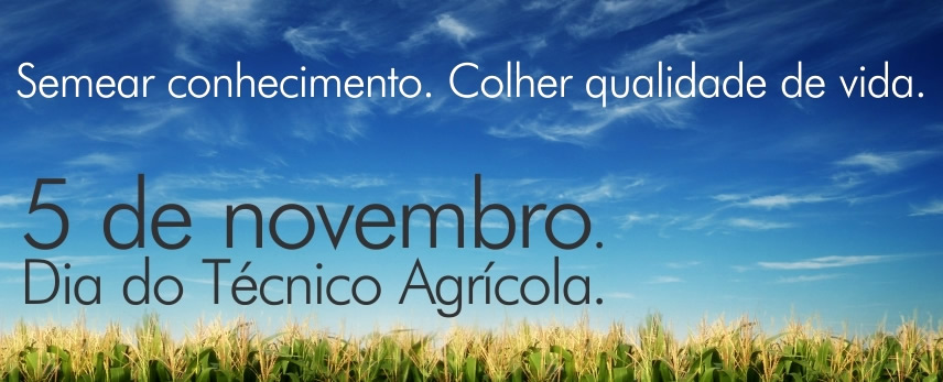 Semear conhecimento. Colher qualidade de vida. 5 de Novembro. Dia do...
