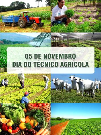 5 de Novembro. Dia do Técnico Agrícola.