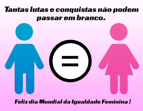 Dia Internacional da Igualdade Feminina imagem 1