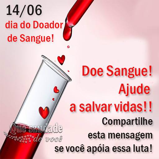 Dia Mundial do Doador de Sangue imagem