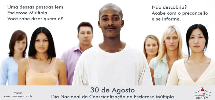 Uma dessas pessoas tem Esclerose Múltipla. Você sabe dizer quem...