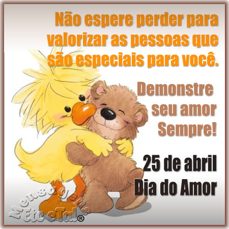 Não espere perder para valorizar as pessoas que são especiais...