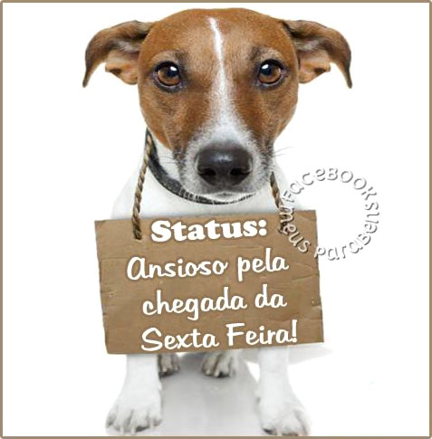 Status: ansioso pela chegada da Sexta Feira!
